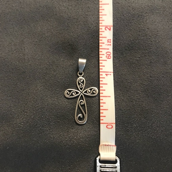 Sterling Silver Cross Pendant - Picture 2 of 3